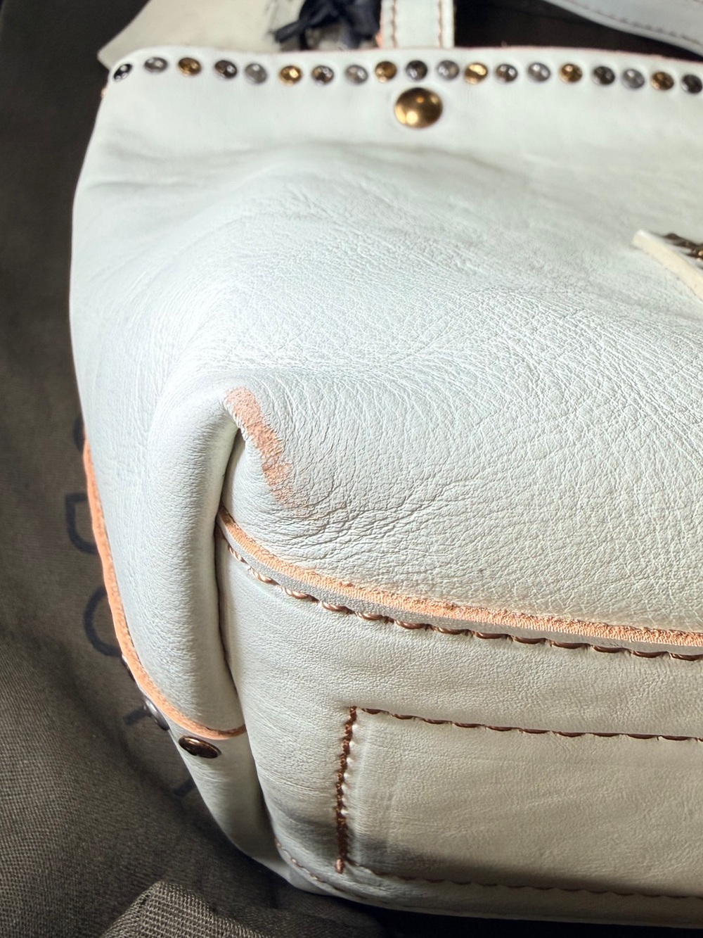 Campomaggi Shopper "Futura" bag in white leather - Picture 7 of 16